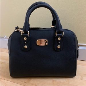 Michael Kors Saffiano Black Leather Small Bag